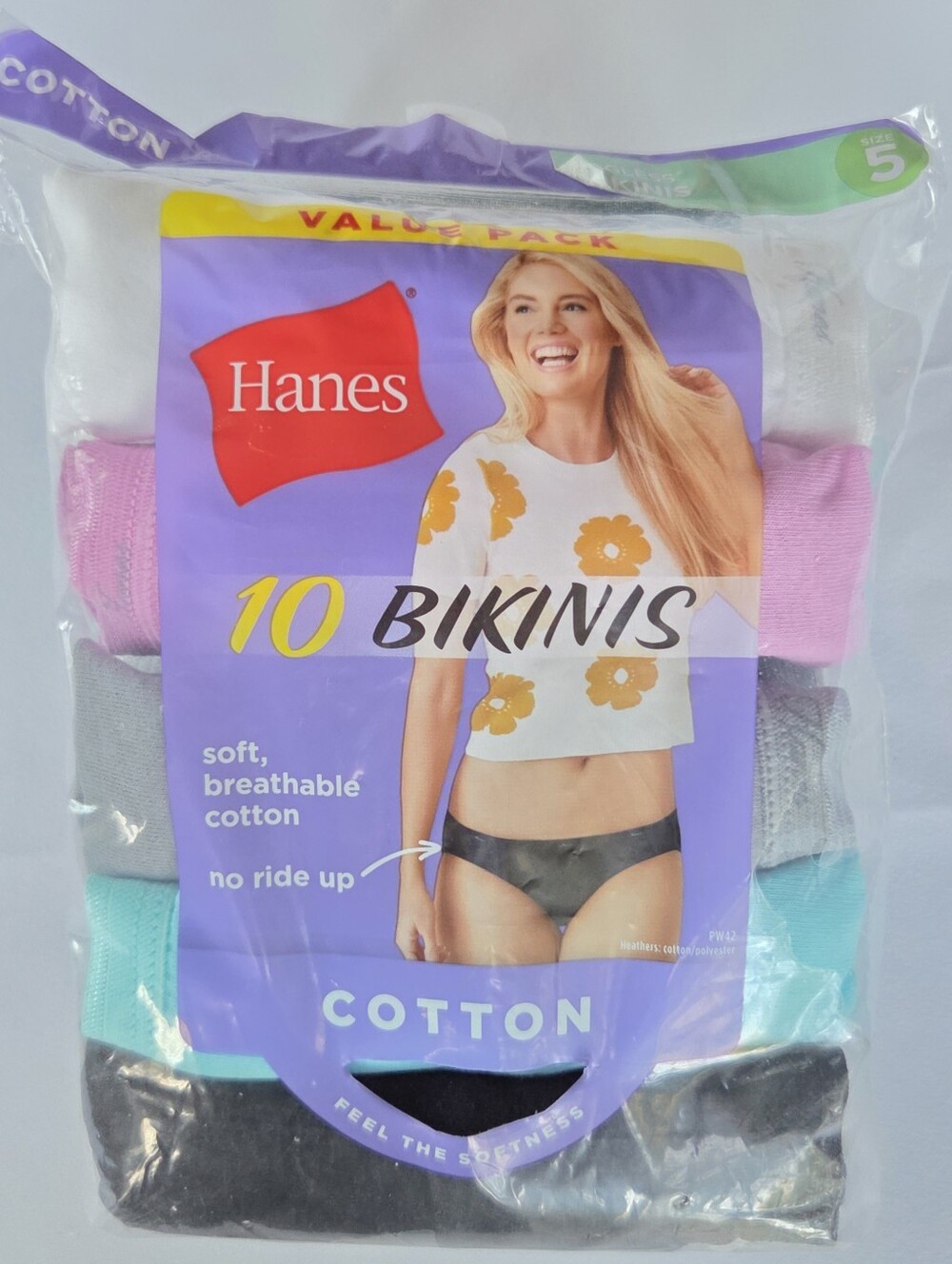 Bikini Underwear By Hanes In A 10 Pack Brand New Size 5/S